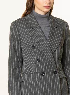 MOS MOSH Blazer CHARI VIYANA, Color: GRAY/ WHITE (Image 1)