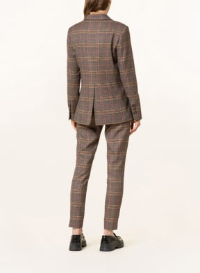 MOS MOSH Blazer TARA ANSINI, Color: DARK BROWN/ LIGHT BROWN/ ORANGE (Image 1)