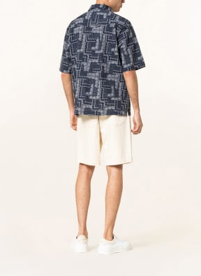 Officine Générale Resort shirt EREN comfort fit, Color: DARK BLUE/ WHITE (Image 1)