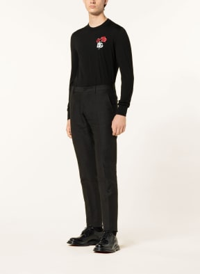 DOLCE & GABBANA Linen suit , Color: BLACK (Image 1)