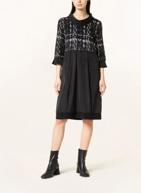Joseph Ribkoff Kleid im Materialmix, Farbe: SCHWARZ/ WEISS (Bild 1)