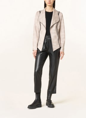 Joseph Ribkoff Jacke in Lederoptik mit Perlen, Farbe: BEIGE (Bild 1)
