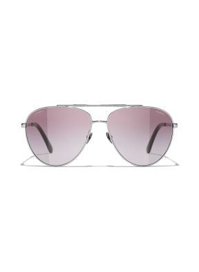 Chanel aviator deals sunglasses pink