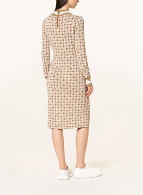 BOSS Knit dress FOGELA, Color: CAMEL/ WHITE (Image 1)