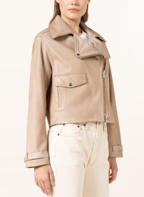 SCHYIA Lederjacke ERINA, Farbe: BEIGE (Bild 1)