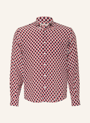 VALENTINO Silk shirt slim fit, Color: WHITE/ RED/ DARK BLUE (Image 1)