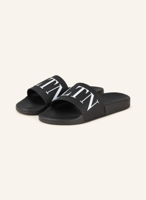 VALENTINO GARAVANI Slides VLTN, Color: BLACK/ WHITE (Image 1)