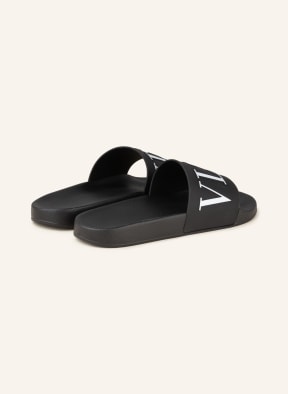 VALENTINO GARAVANI Slides VLTN, Color: BLACK/ WHITE (Image 1)