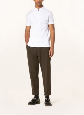 POLO RALPH LAUREN Piqué-Poloshirt Custom Slim Fit, Farbe: WEISS (Bild 1)