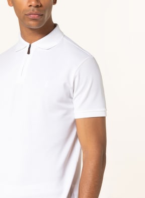 POLO RALPH LAUREN Piqué-Poloshirt Custom Slim Fit, Farbe: WEISS (Bild 1)