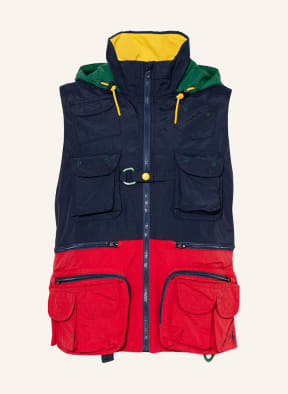 POLO RALPH LAUREN Utility-Weste, Farbe: DUNKELBLAU/ ROT/ GRÜN (Bild 1)