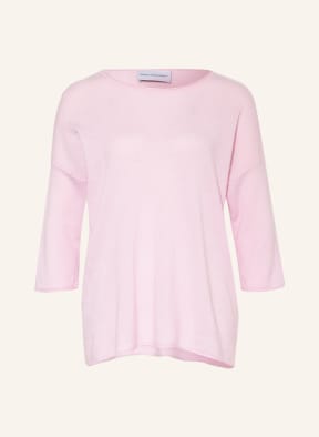 HERZEN'S ANGELEGENHEIT Cashmere sweater with 3/4 sleeves, Color: PINK (Image 1)