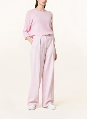 HERZEN'S ANGELEGENHEIT Cashmere sweater with 3/4 sleeves, Color: PINK (Image 1)
