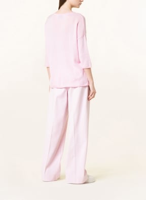 HERZEN'S ANGELEGENHEIT Cashmere sweater with 3/4 sleeves, Color: PINK (Image 1)