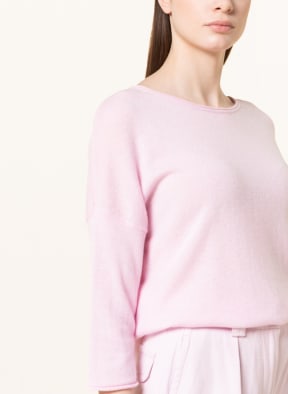 HERZEN'S ANGELEGENHEIT Cashmere sweater with 3/4 sleeves, Color: PINK (Image 1)