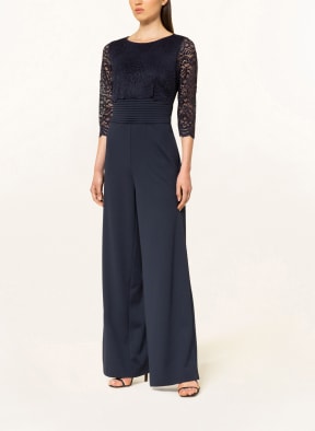 VM VERA MONT Jumpsuit mit 3/4-Arm und Spitze, Farbe: DUNKELBLAU (Bild 1)