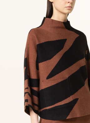 Joseph Ribkoff Pullover mit 3/4-Arm, Farbe: BRAUN/ SCHWARZ (Bild 1)