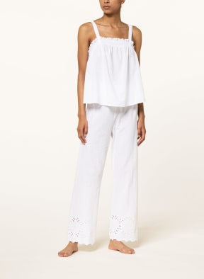 mey Pajama pants series SLEEPSATION, Color: WHITE (Image 1)