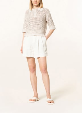 OPUS Short-sleeved sweater PORTFY, Color: BEIGE (Image 1)