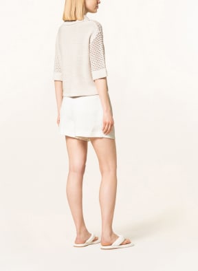 OPUS Short-sleeved sweater PORTFY, Color: BEIGE (Image 1)
