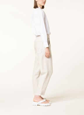 WHISTLES Linen pants BARREL, Color: BEIGE (Image 1)
