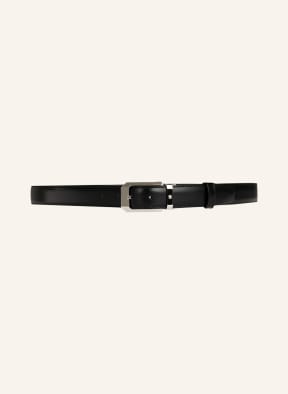 MONTBLANC Leather belt, Color: BLACK (Image 1)