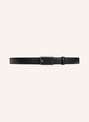 MONTBLANC Leather belt, Color: BLACK (Image 1)