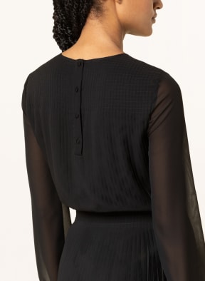 EMPORIO ARMANI Plisseekleid, Farbe: SCHWARZ (Bild 1)