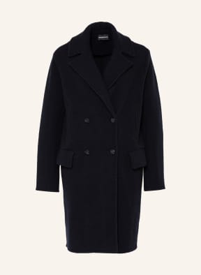 EMPORIO ARMANI Wollmantel, Farbe: DUNKELBLAU (Bild 1)