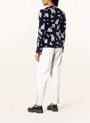 EMPORIO ARMANI Strickblazer, Farbe: DUNKELBLAU/ HELLGRAU (Bild 1)