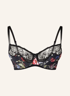 Felina Conturelle Underwire bra MIDNIGHT FLOWERS, Color: BLACK (Image 1)