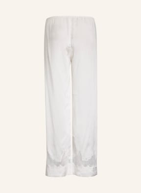 SIMONE PÉRÈLE Silk pants NOCTURNE, Color: IVORY (Image 1)