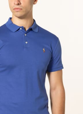 POLO RALPH LAUREN Jersey polo shirt slim fit in blue