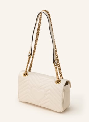 GUCCI Shoulder bag GG MARMONT SMALL, Color: WHITE (Image 1)