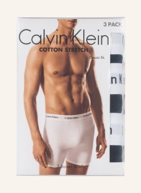 Calvin Klein 3er-Pack Boxershorts COTTON STRETCH, Farbe: SCHWARZ (Bild 1)