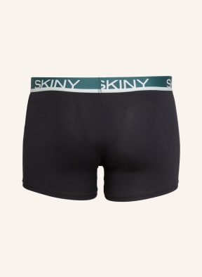 Skiny 3-pack boxer shorts EVERY DAY IN COTTON, Color: GREEN/ DARK BLUE/ BLACK (Image 1)