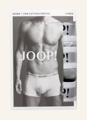 JOOP! 3-pack boxer shorts, Color: BLACK/ LIGHT GRAY/ WHITE (Image 1)
