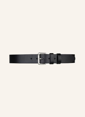 POLO RALPH LAUREN Leather belt, Color: BLACK (Image 1)