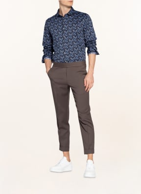 OLYMP Hemd Level Five body fit, Farbe: DUNKELBLAU/ HELLBLAU/ KHAKI (Bild 1)