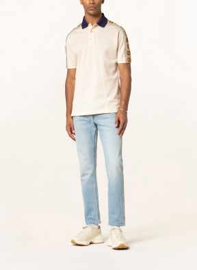 GUCCI Piqué polo shirt regular fit, Color: CREAM (Image 1)