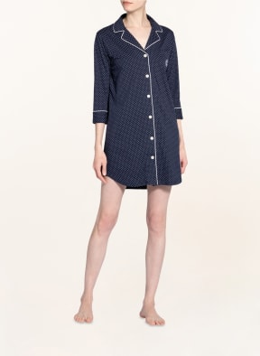 LAUREN RALPH LAUREN Nightgown with 3/4 sleeves , Color: DARK BLUE (Image 1)
