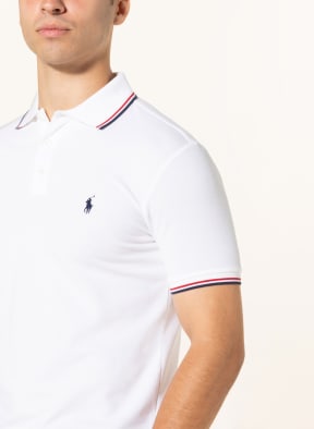 POLO RALPH LAUREN Piqué-Poloshirt Slim Fit, Farbe: CREME (Bild 1)