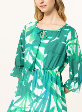 Betty Barclay Dress with 3/4 sleeve, Color: GREEN/ WHITE/ NEON GREEN (Image 1)