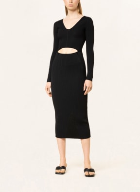 Calvin Klein Knit dress with cut-out, Color: BLACK (Image 1)