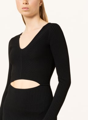 Calvin Klein Knit dress with cut-out, Color: BLACK (Image 1)