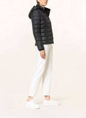 TOMMY JEANS Quilted jacket with detachable hood, Color: BLACK (Image 1)