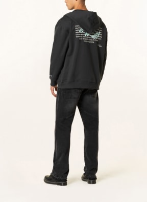 PREACH Oversized sweat jacket, Color: DARK GRAY (Image 1)