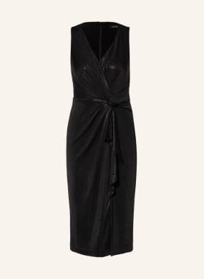 LAUREN RALPH LAUREN Cocktail dress VADRIEL in wrap look, Color: BLACK (Image 1)