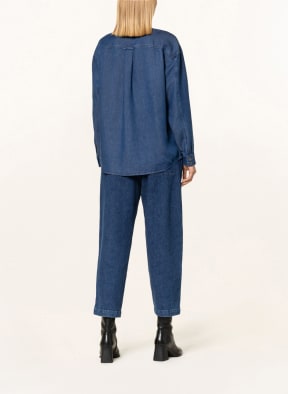 BRAX Shirt blouse VIVIAN made of denim, Color: DARK BLUE (Image 1)