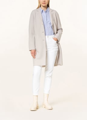 oui Wool coat, Color: LIGHT GRAY (Image 1)